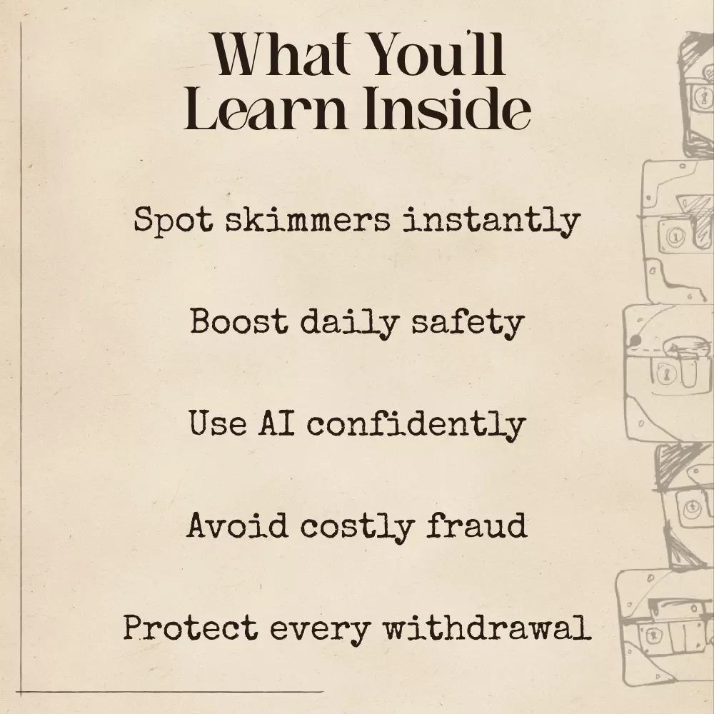 How AI Can Help You Outsmart ATM Skimmers | AI to Avoid Card Skimmers at ATMs | Digital Safety Guide for Smarter, Safer Banking
