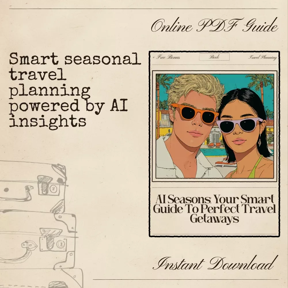 AI Seasons: Your Smart Guide to Perfect Travel Getaways – Digital Travel Planner, AI Travel Guide, Seasonal Destination eBook, Smart Itinerary Checklist for Wanderlusters