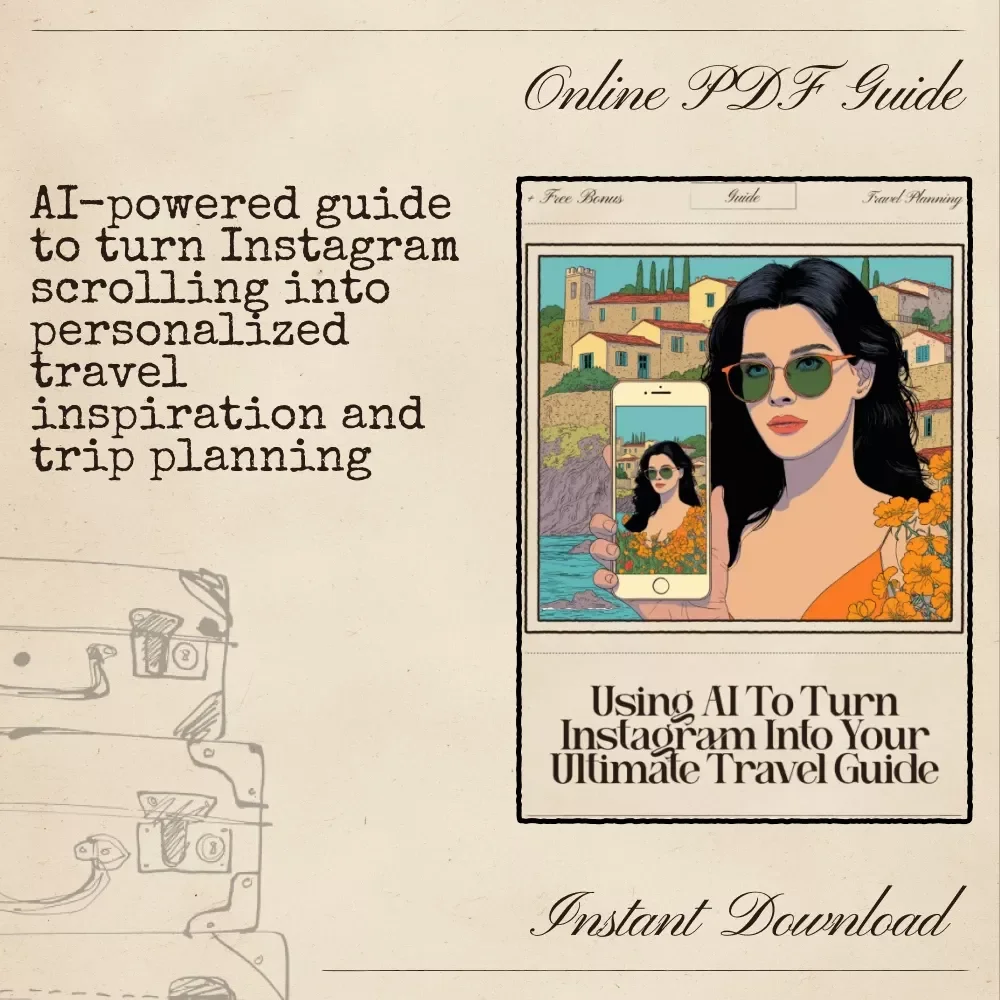 Using AI to Turn Instagram Into Your Ultimate Travel Guide – Digital Travel Guide for Wanderlusters | Learn ai to analyze instagram for travel inspiration, Discover Destinations with AI, Perfect for Trip Planning & Travel Content Curation