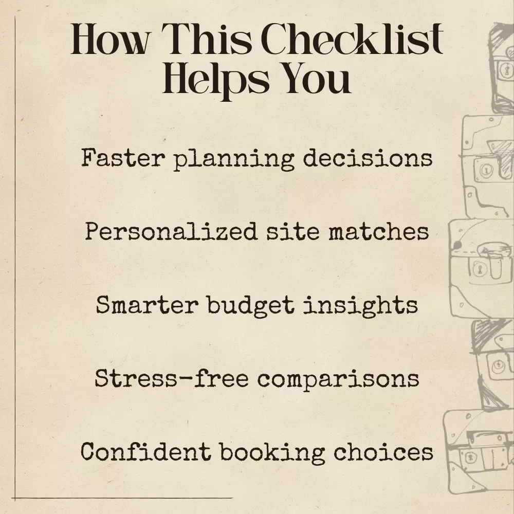 Glamp Like a Guru: Your AI-Powered Glamping Site Checklist | Ultimate Digital Download for Stress-Free Trip Planning | AI for Glamping Site Recommendations Guide