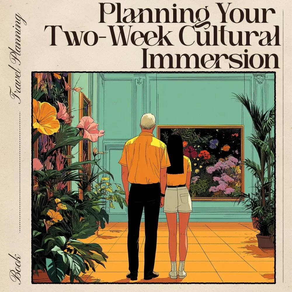 AI Passport: Planning Your Two-Week Cultural Immersion | Digital Travel Guide eBook | Cultural Itinerary Planner