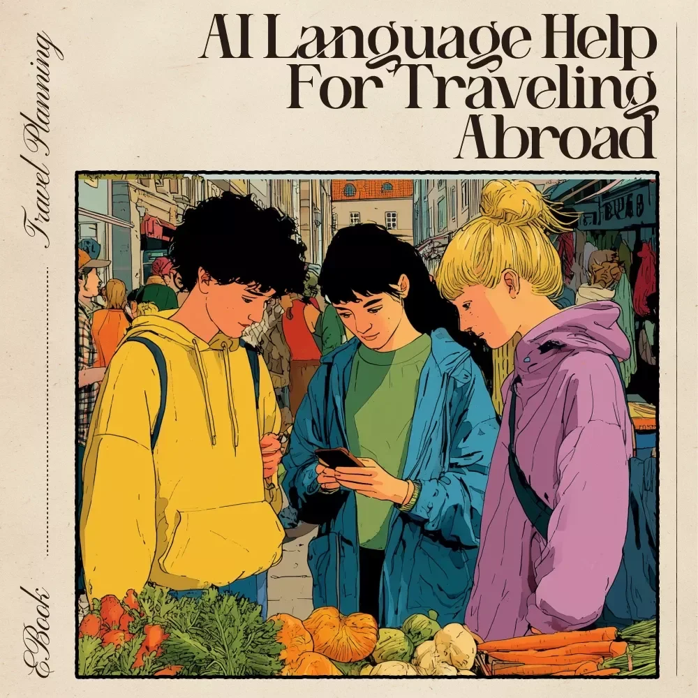 AI Language Help for Traveling Abroad Ebook | Digital Travel Translator Guide | AI-Powered Phrase Prep & Communication Support for Any Destination