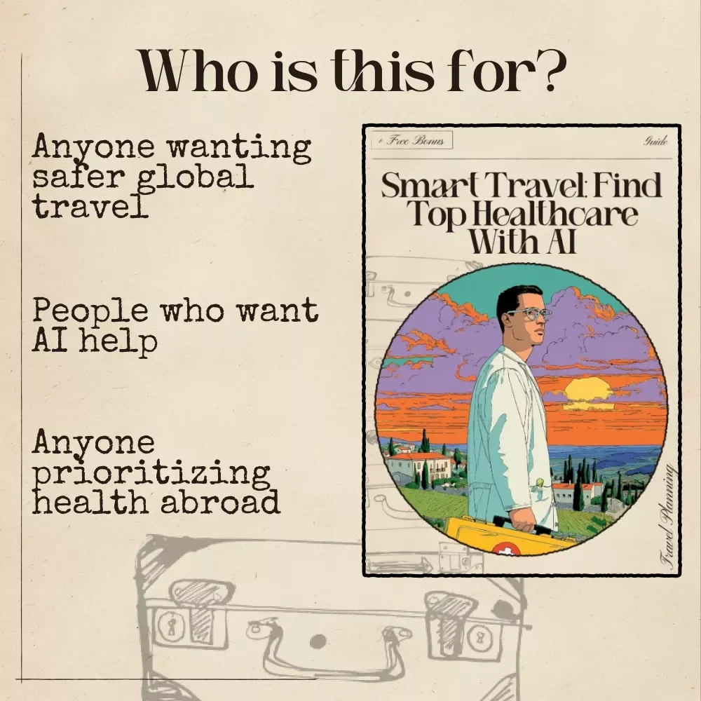 Smart Travel: Find Top Healthcare with AI Guide | AI for Finding Destinations with Good Healthcare | Digital Travel Planning eBook for Safe, Health-Focused Trips