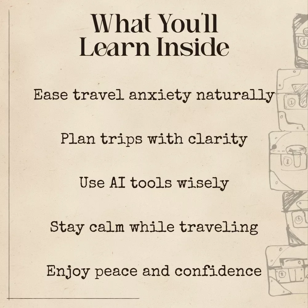 How AI Can Help You Plan and Relax Every Trip | Digital Travel Confidence Guide | Learn How to Use AI to Help with Travel Anxiety and Planning