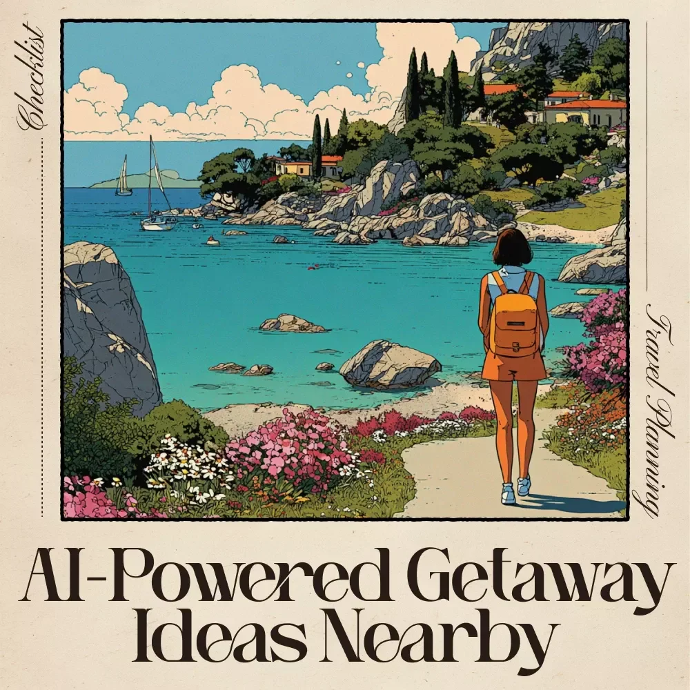 Weekend Wanderlust Checklist: AI-Powered Getaway Ideas Nearby – Printable Travel Planner, Quick Trip Guide, Digital Weekend Escape Checklist, hidden weekend gems near me