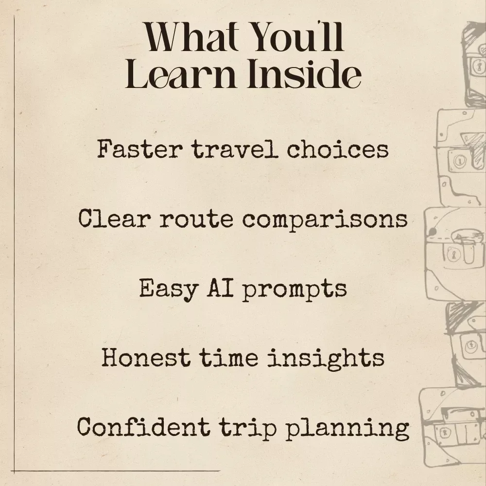 AI Train vs Flight Comparison for Europe Trips Guide | Smart Travel Planner | Digital Download for Fast & Easy Europe Trip Decisions