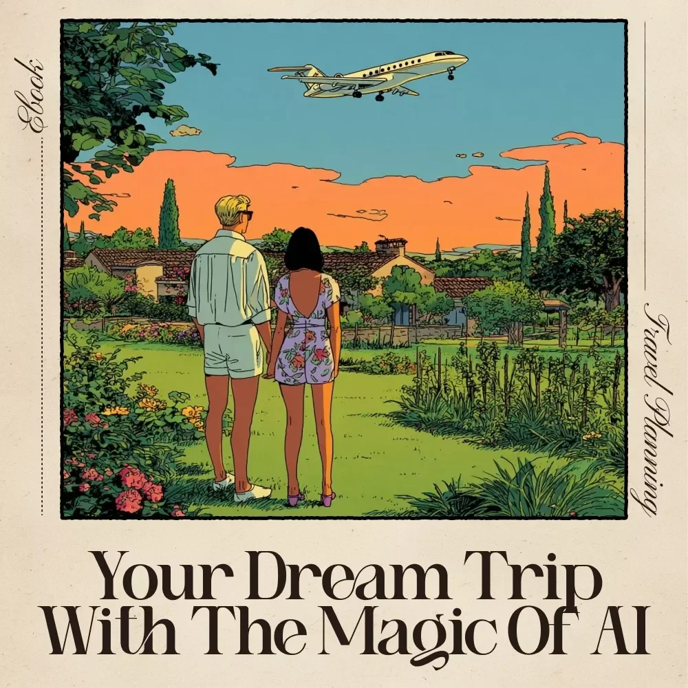 Your Dream Trip With the Magic of AI — Honeymoon Flight Planning Guide | Ebook for Couples Using AI to Book Flights for Honeymoons, Stress-Free Travel Planner, Digital Download