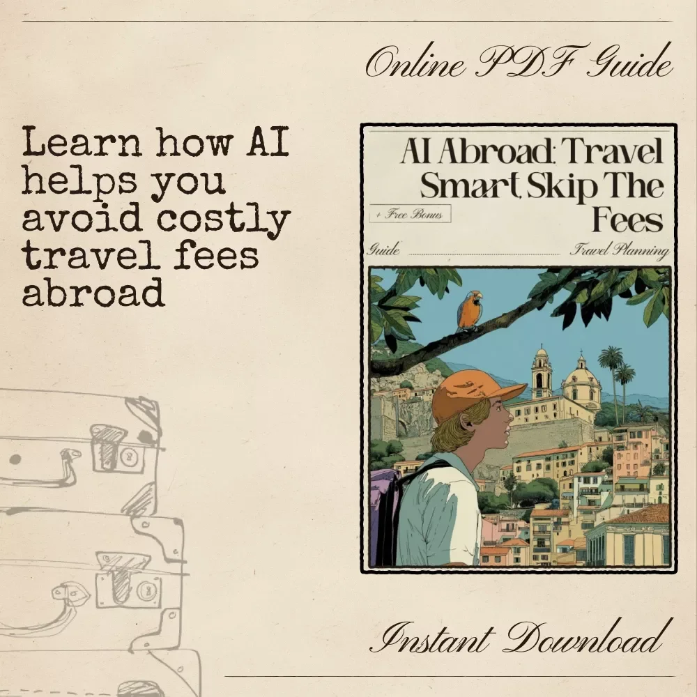 AI Abroad: Travel Smart, Skip the Fees | Digital Guide for Global Travelers | ai to avoid foreign transaction fees abroad
