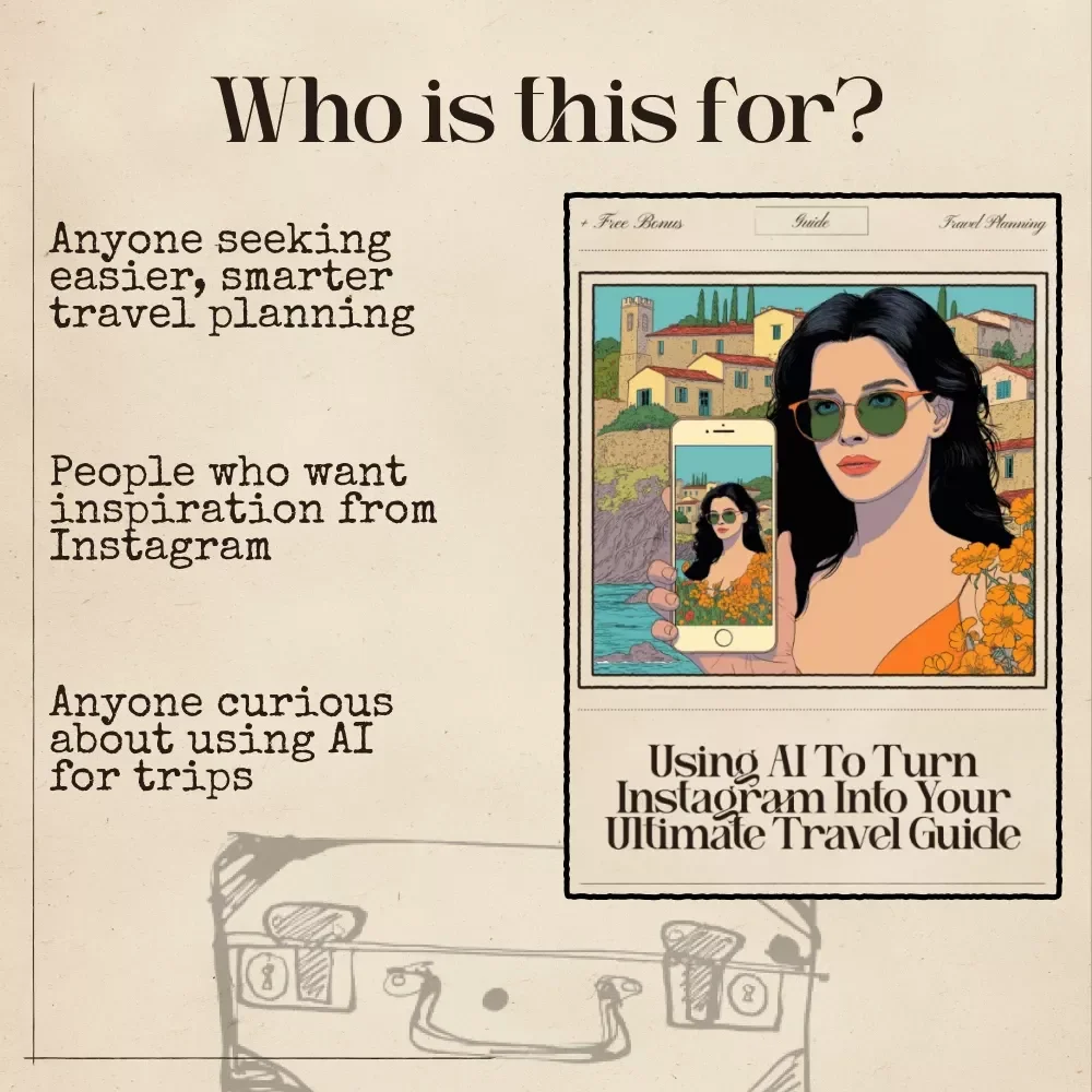 Using AI to Turn Instagram Into Your Ultimate Travel Guide – Digital Travel Guide for Wanderlusters | Learn ai to analyze instagram for travel inspiration, Discover Destinations with AI, Perfect for Trip Planning & Travel Content Curation