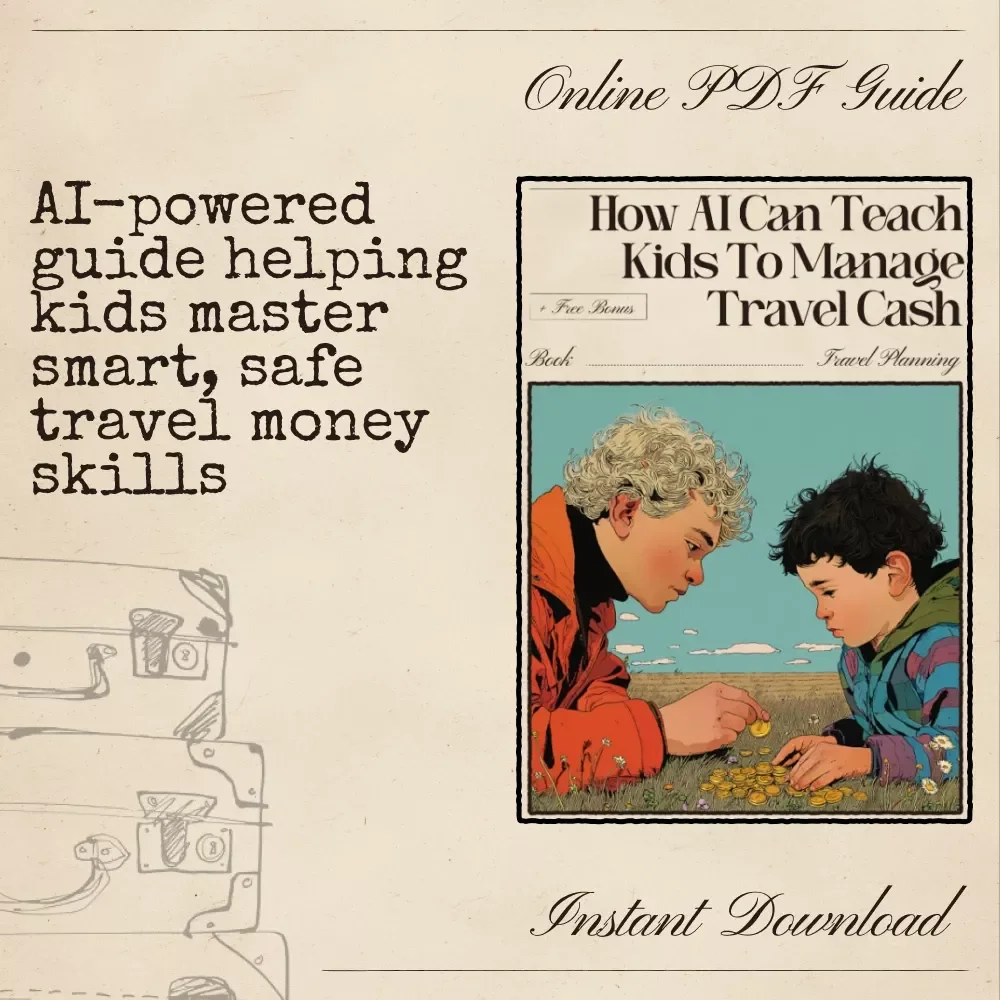 How AI Can Teach Kids to Manage Travel Cash | Educational Travel Money eBook for Parents & Kids | ai for teaching kids about travel money Guide