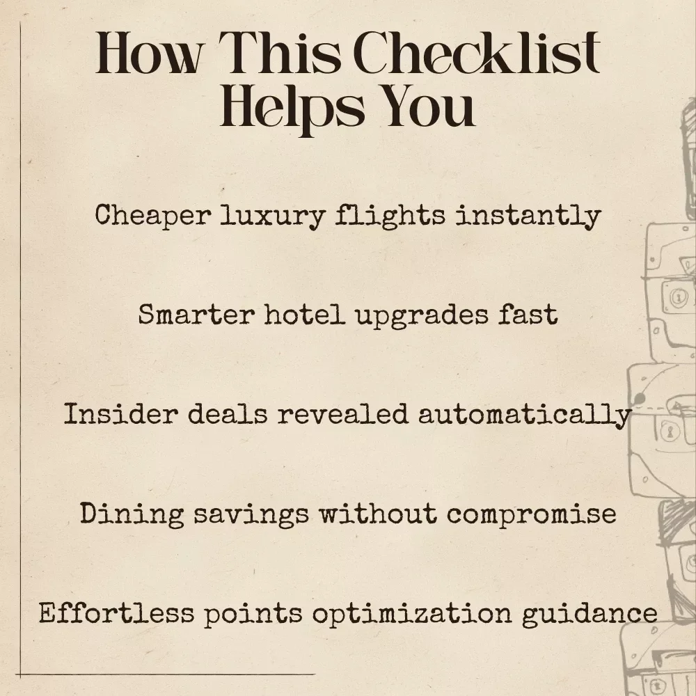 Travel in Style: AI Budget Hacks – Ultimate Luxury Travel Checklist for Smart Jetsetters | ai luxury travel hacks on a budget | Digital Download