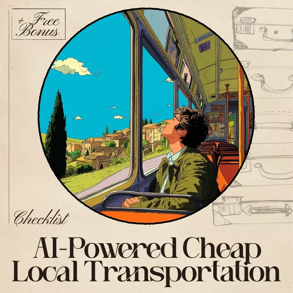 AI-Powered Cheap Local Transportation Checklist | Budget Travel Guide | Smart Mobility Tips | ai for cheap local transportation tips