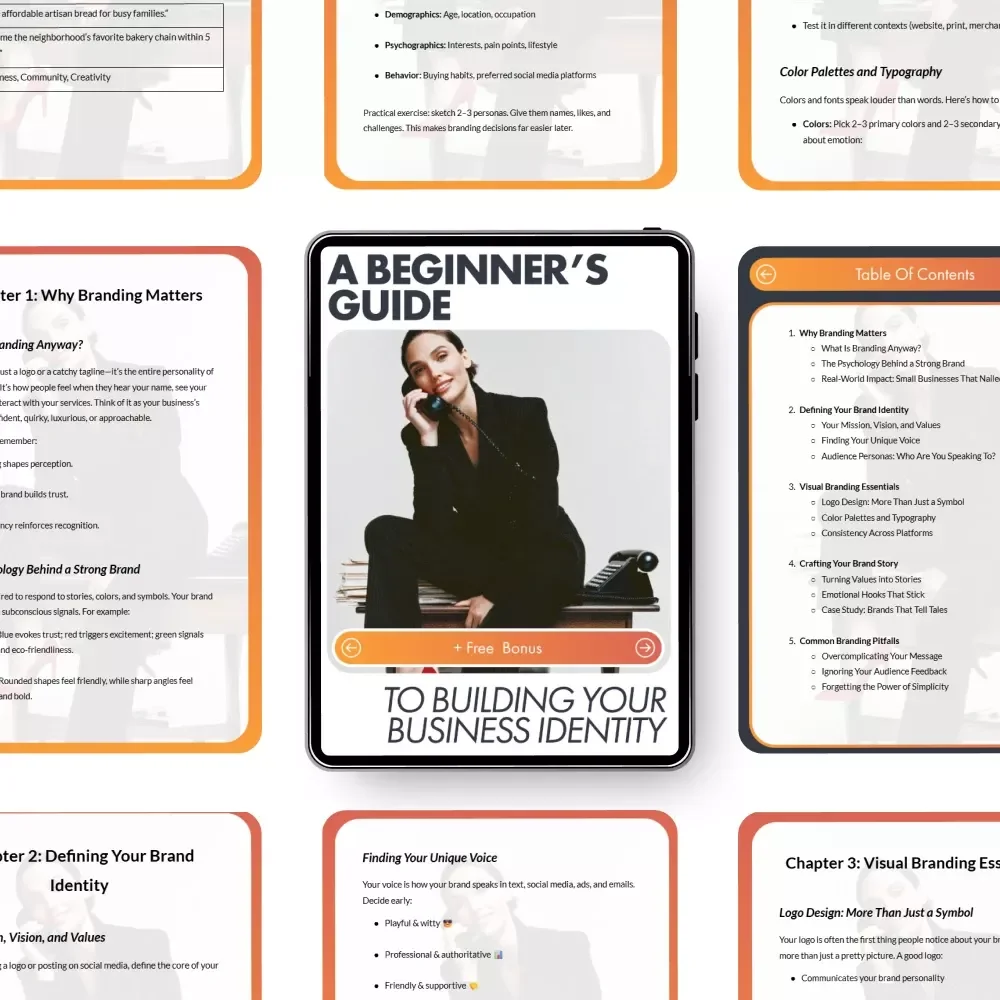 A Beginner’s Guide to Building Your Business Identity – A Comprehensive eBook for Small Business Owners and Entrepreneurs