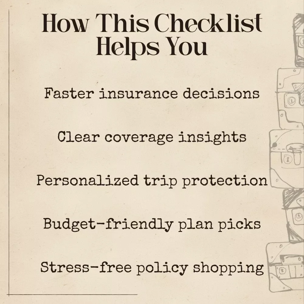 Smart Savings: AI-Powered Travel Insurance Checklist | Ultimate Digital Download for Smarter Coverage Decisions | Perfect for ai for budget travel insurance comparisons
