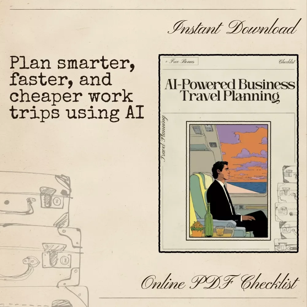 AI-Powered Business Travel Planning | Smart Trip Checklist | How to Use AI for Business Travel Planning