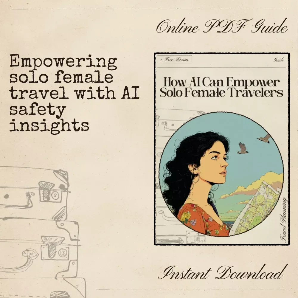AI Empowers Solo Female Travelers – Digital Travel Guide | Smart Companion for Safe, Confident, and Independent Adventures | ai for solo female travel