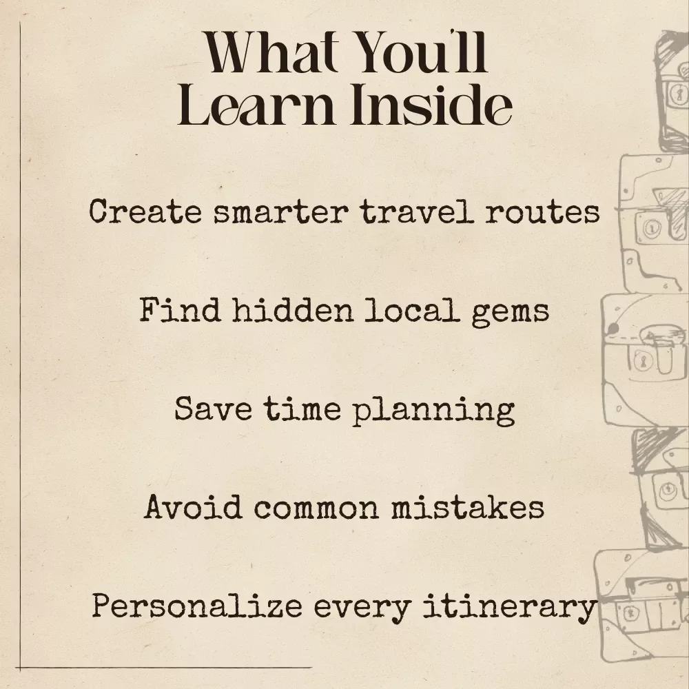 How AI-Powered Maps Revolutionize Your Travel Itinerary | Digital Travel eBook | Smart Route Planning & Hidden Gem Finder | Learn to Use AI Powered Map for Your Itinerary
