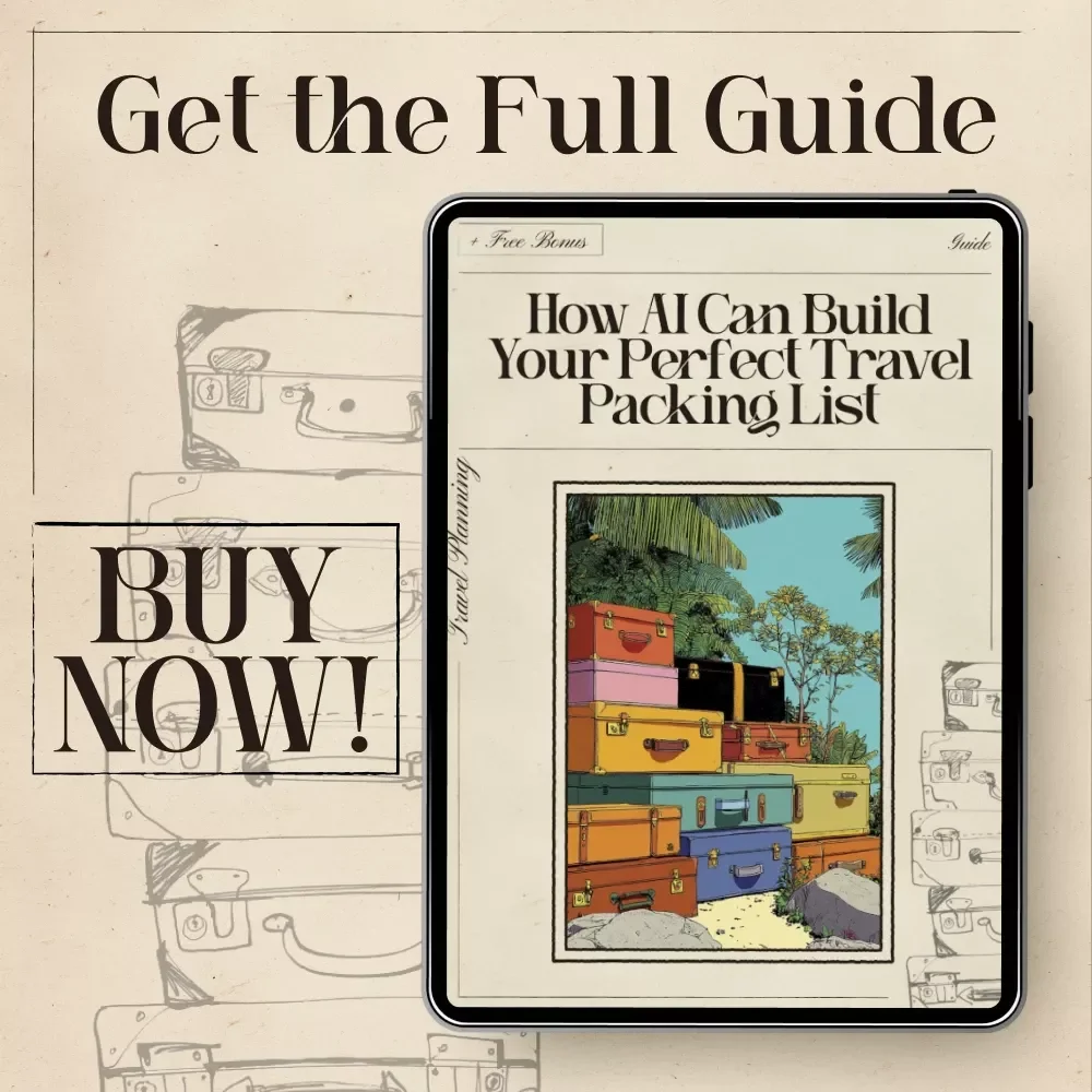 How AI Can Build Your Perfect Travel Packing List | Smart Digital Guide for Organized Travelers | Learn How to Use an AI Travel Packing List Generator