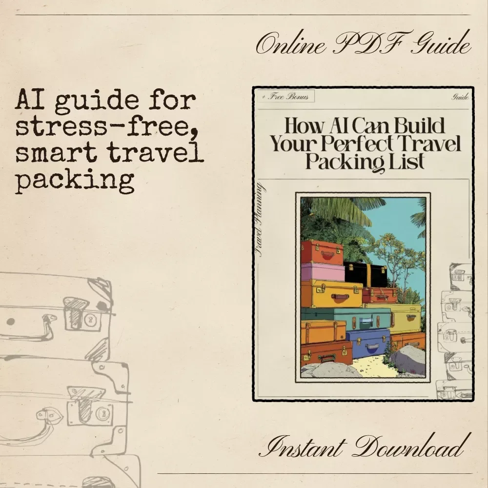 How AI Can Build Your Perfect Travel Packing List | Smart Digital Guide for Organized Travelers | Learn How to Use an AI Travel Packing List Generator