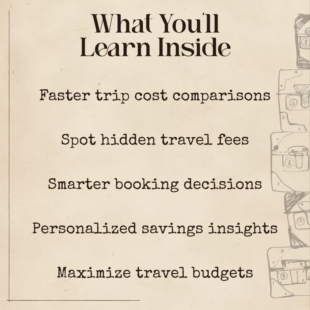 AI-Powered Travel Savings: Comparing Hotel vs Rental Costs – Smart Budget Travel Guide for Savvy Planners | Use AI to Compare Hotel vs Rental Total Cost | Digital Download