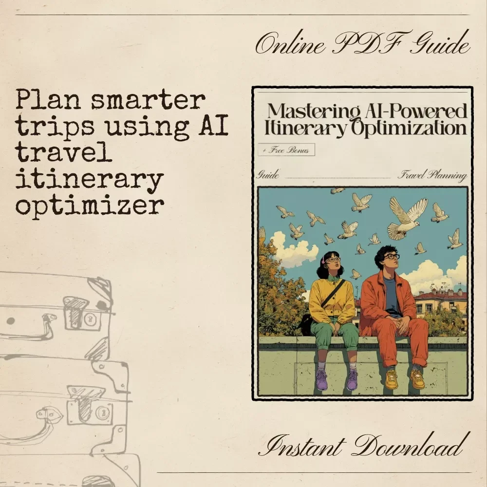 AI-Powered Itinerary Optimization – Digital Travel Guide | Smart Planner for Effortless, Flexible, and Fun Trip Planning | ai travel itinerary optimizer