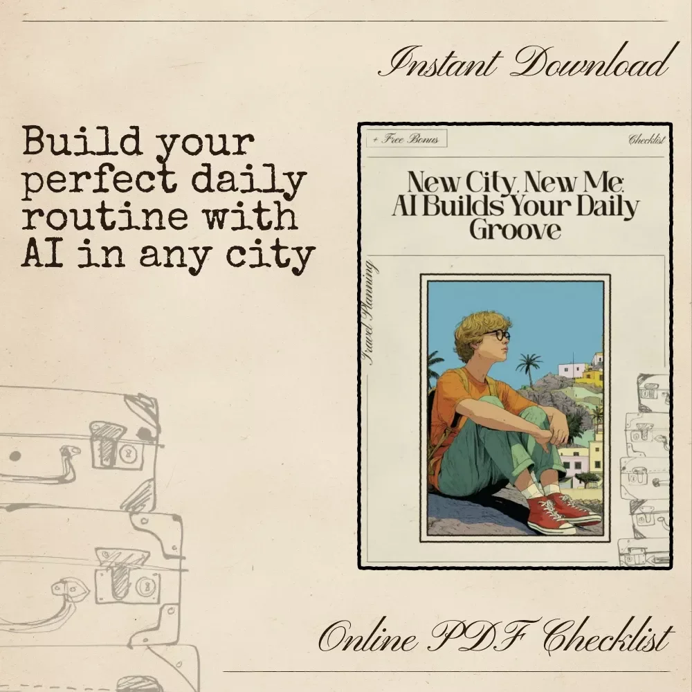 New City, New Me: AI Builds Your Daily Groove | Digital Checklist for Smooth Transitions | Routine Builder Using ai for building a routine in a new place