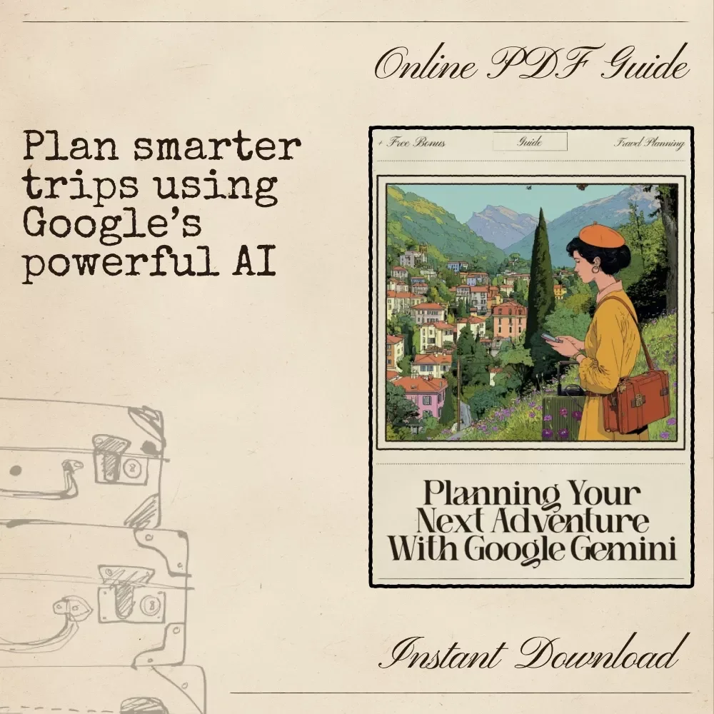 Planning Your Next Adventure with Google Gemini | Digital Travel Guide | How to Plan a Trip with Google Gemini | Smart AI Itinerary Planner for Stress-Free Travel