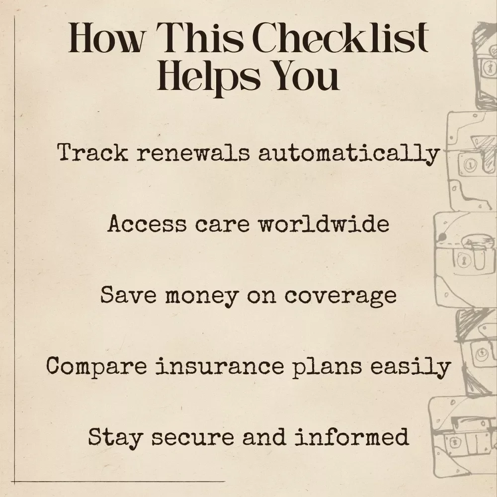 AI-Powered Health Insurance for Long-Term Travelers – Smart Digital Checklist for Global Coverage | Stress-Free Planning with ai for health insurance for long term travelers | Instant Download