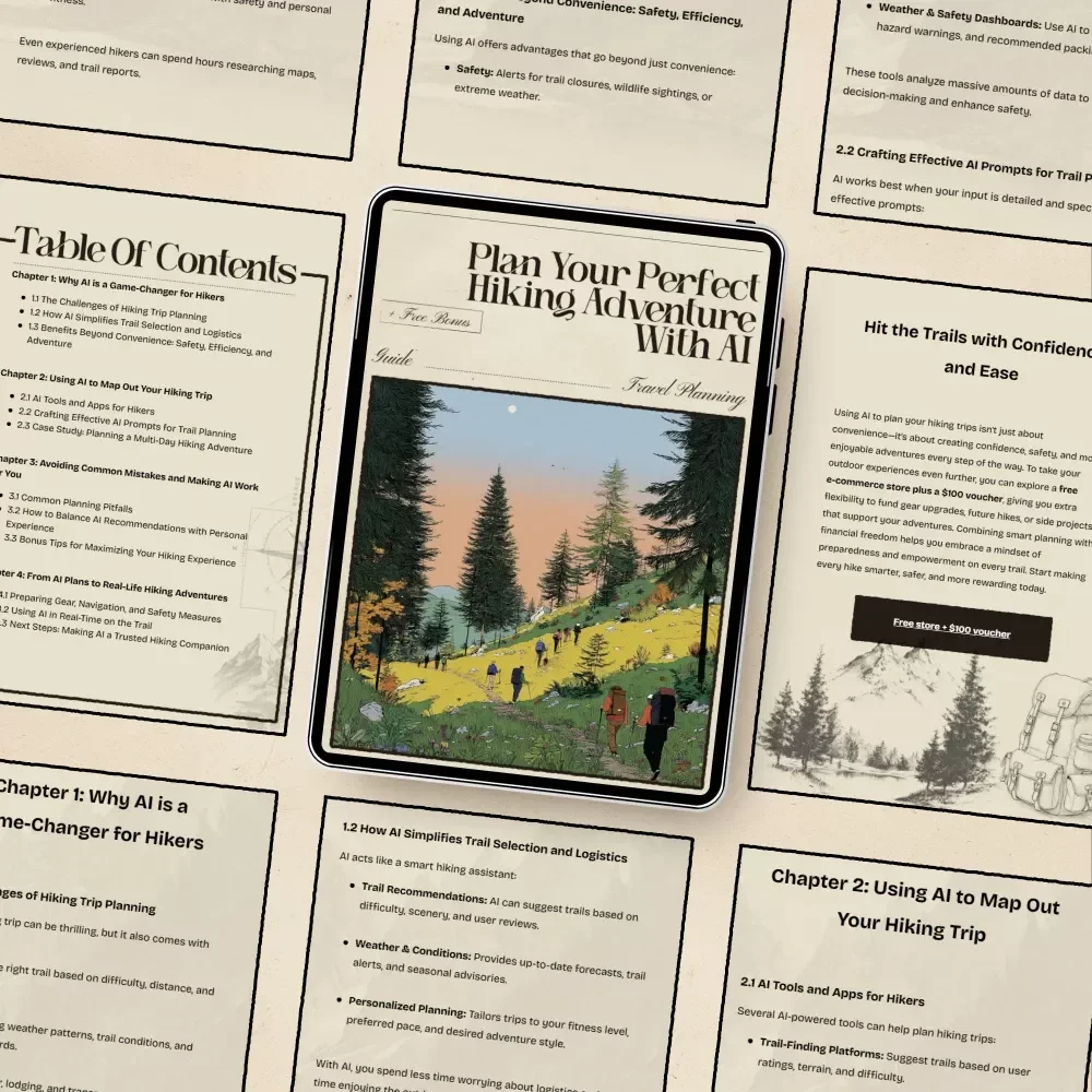 Plan Your Perfect Hiking Adventure with AI | Smart Digital Guide for Trail Planning | Learn Using AI for Hiking Trip Plans