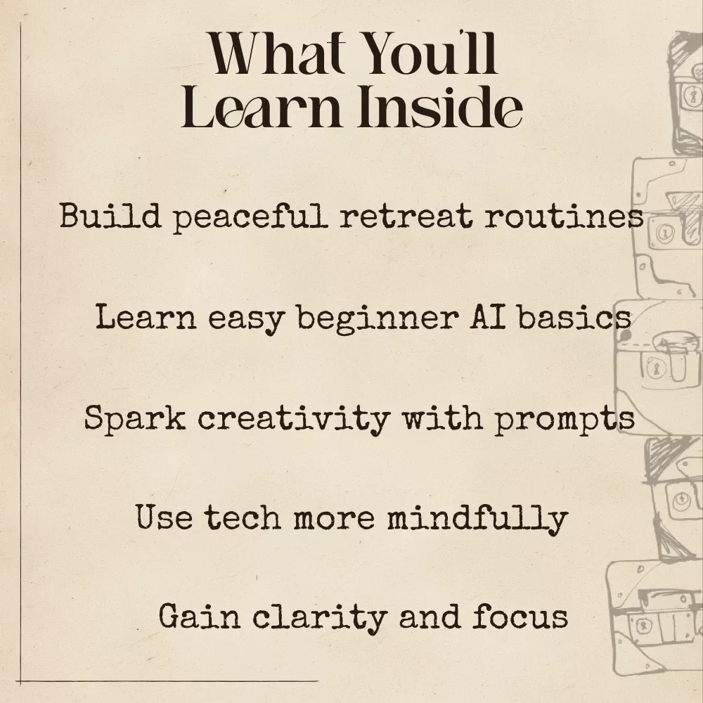 AI in the Clouds: A One-Month Mountain Retreat Guide | Digital Download eBook | AI Retreat Planner | Mountain Mindfulness & Creativity Guide