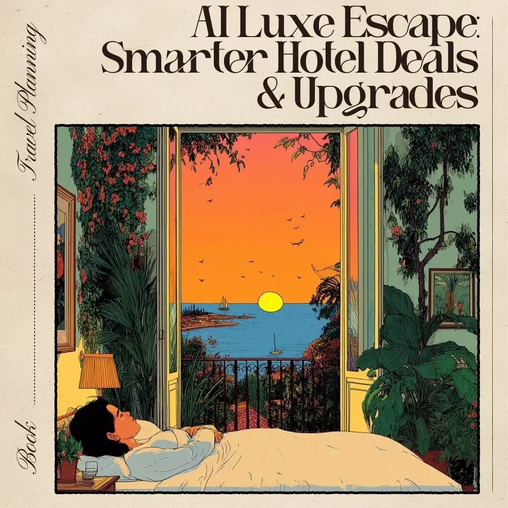 AI Luxe Escape: Smarter Hotel Deals & Upgrades – Ultimate Luxury Travel eBook for AI-Powered Savings, Upgrades & Insider Hotel Strategies | ai for finding luxury hotel deals and upgrades