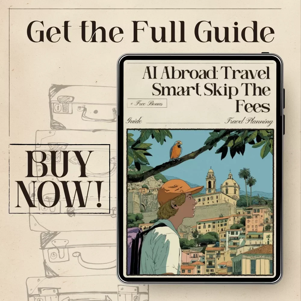 AI Abroad: Travel Smart, Skip the Fees | Digital Guide for Global Travelers | ai to avoid foreign transaction fees abroad