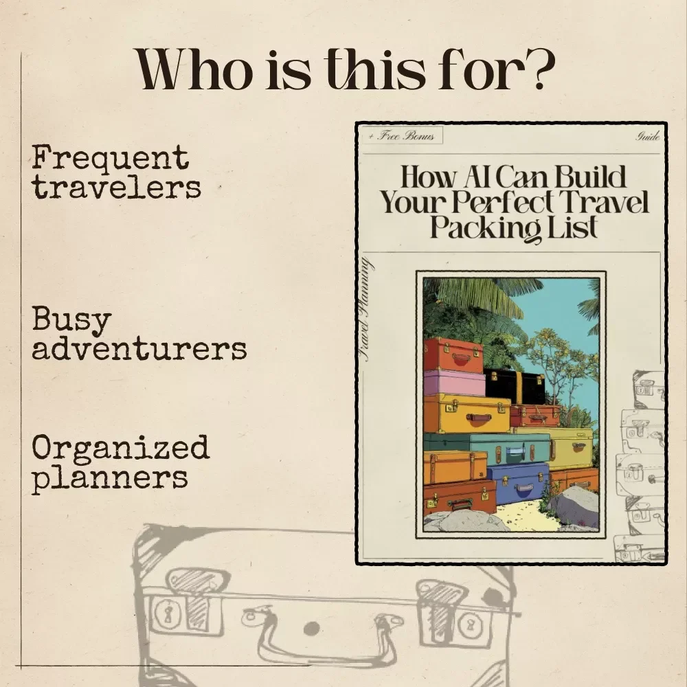 How AI Can Build Your Perfect Travel Packing List | Smart Digital Guide for Organized Travelers | Learn How to Use an AI Travel Packing List Generator