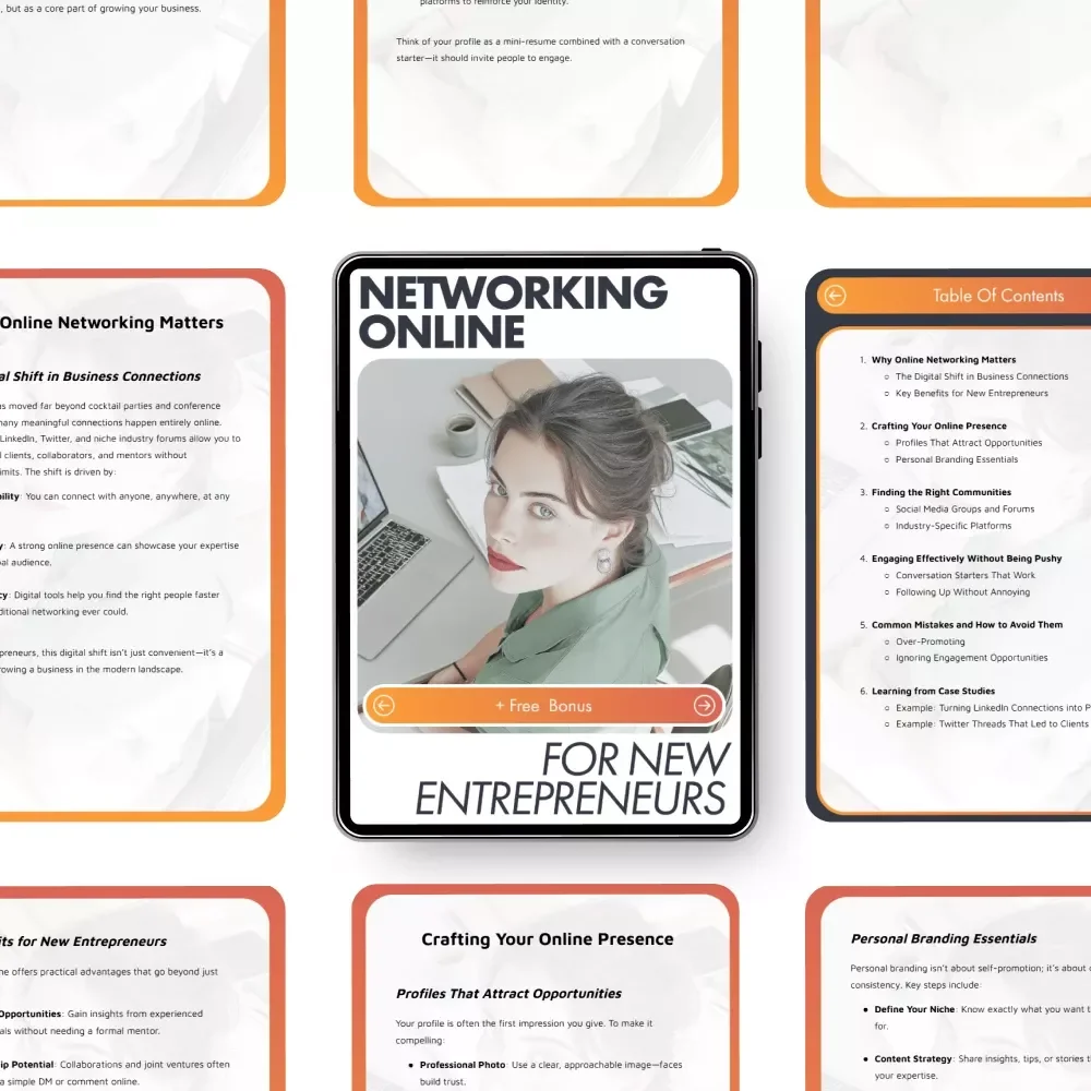 Networking Online for New Entrepreneurs: A Guide to Building Powerful Connections and Personal Branding