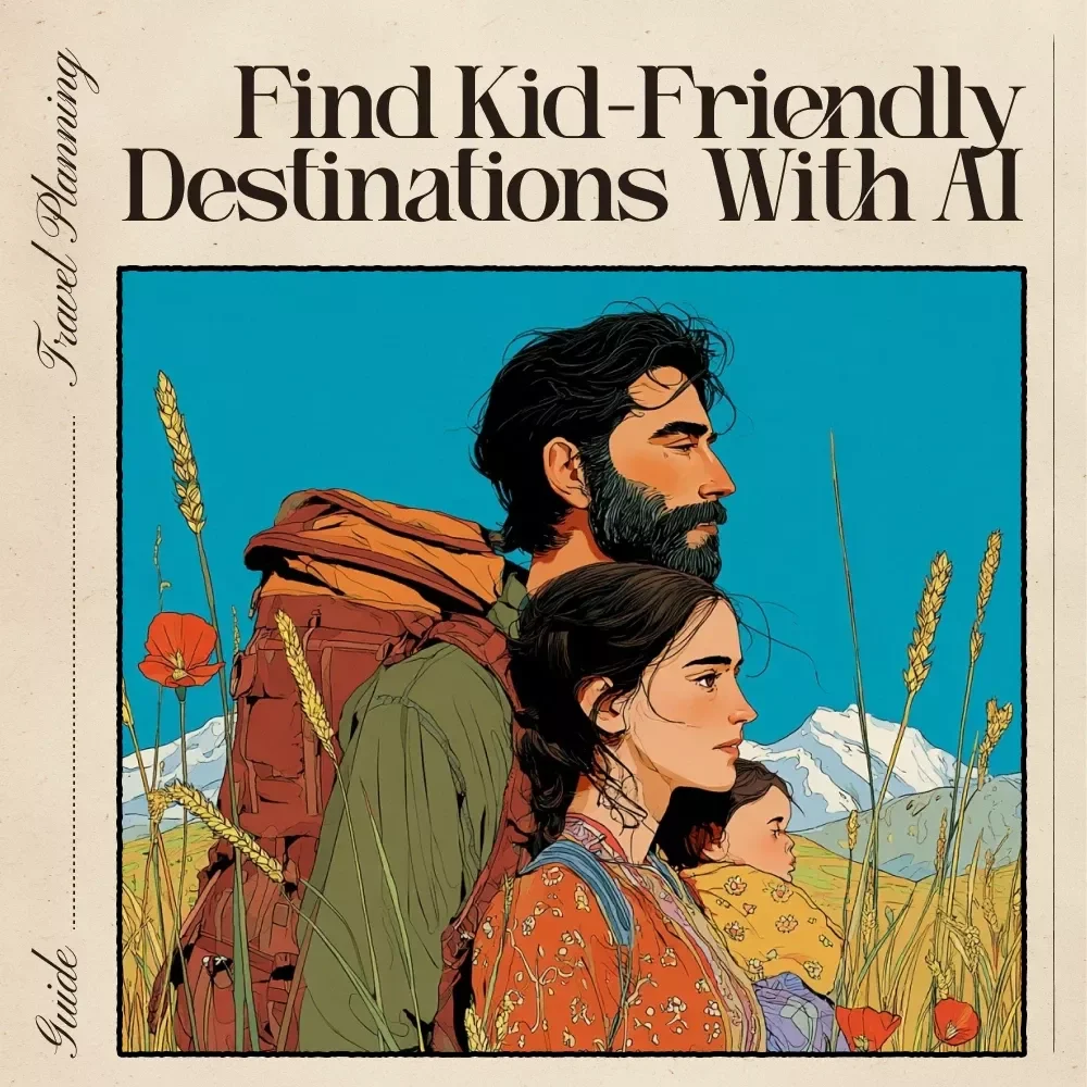 Find Perfect Kid-Friendly Destinations with AI | Digital Family Travel Guide | How to Use AI for Finding Family Friendly Destinations | Stress-Free Travel Planning for Parents