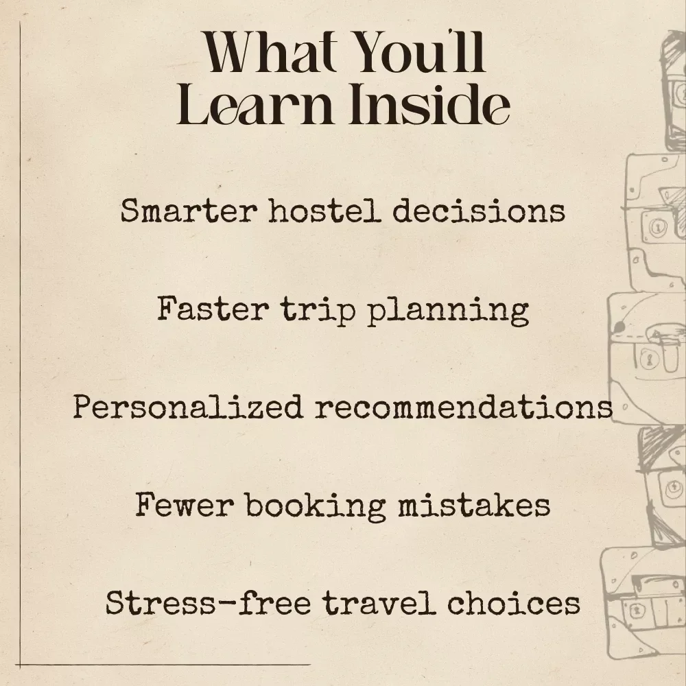 Smart Stays: Using AI to Find the Perfect Hostel – Travel Guide, Digital Download, AI for Choosing Hostels, Budget Travel Help, Backpacker Ebook