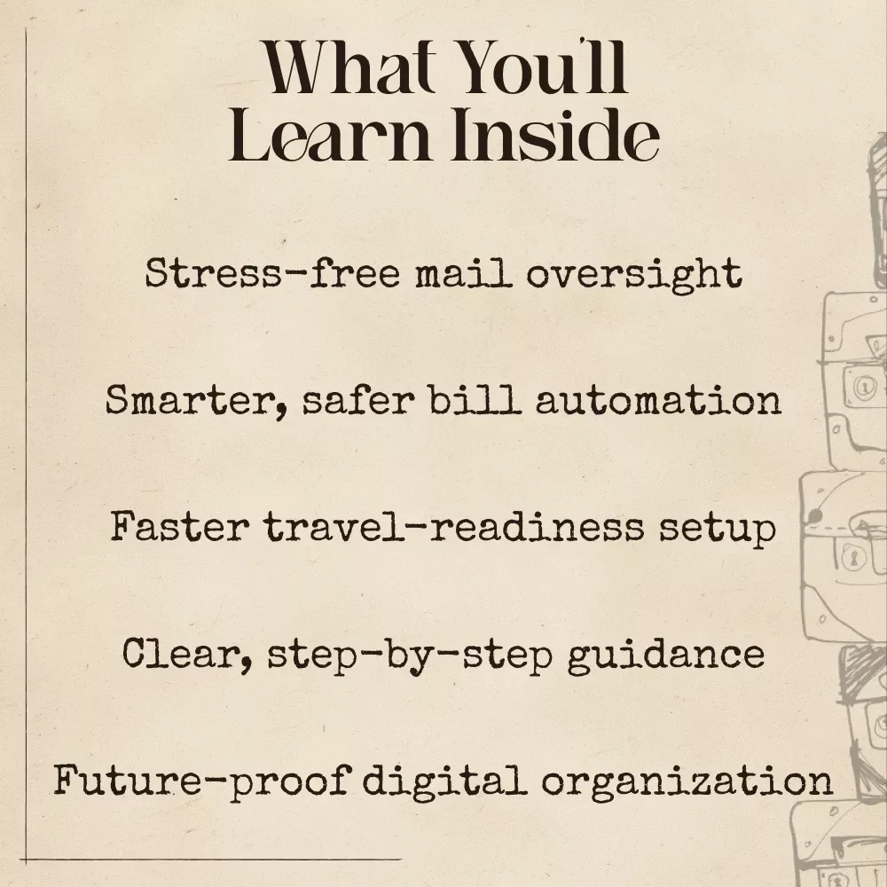 Travel Smart: AI Handles Mail and Bills – Long-Term Travel eBook, Digital Nomad Guide, AI to Manage Mail and Bills While Traveling Long Term
