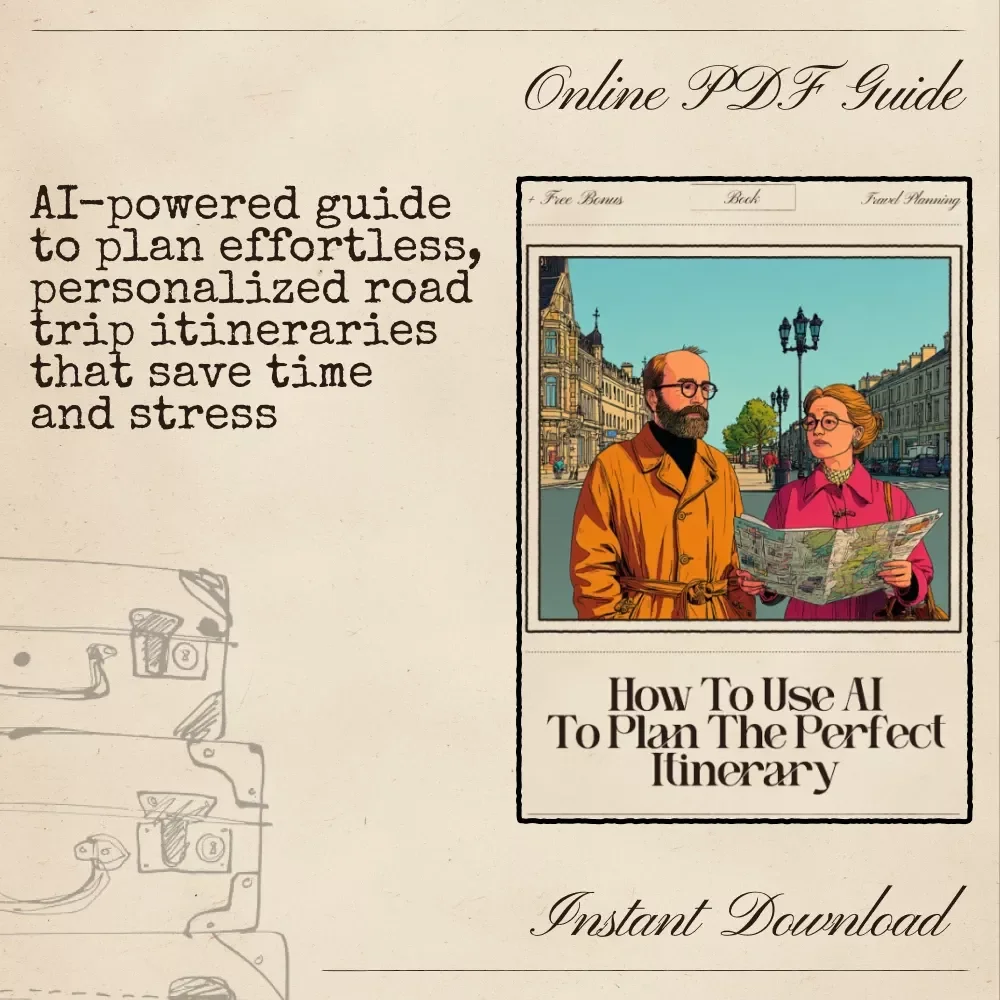 How to Use AI to Plan the Perfect Itinerary — Ultimate Road Trip Planning eBook for Travelers | Digital Download | using ai to plan a road trip itinerary Guide