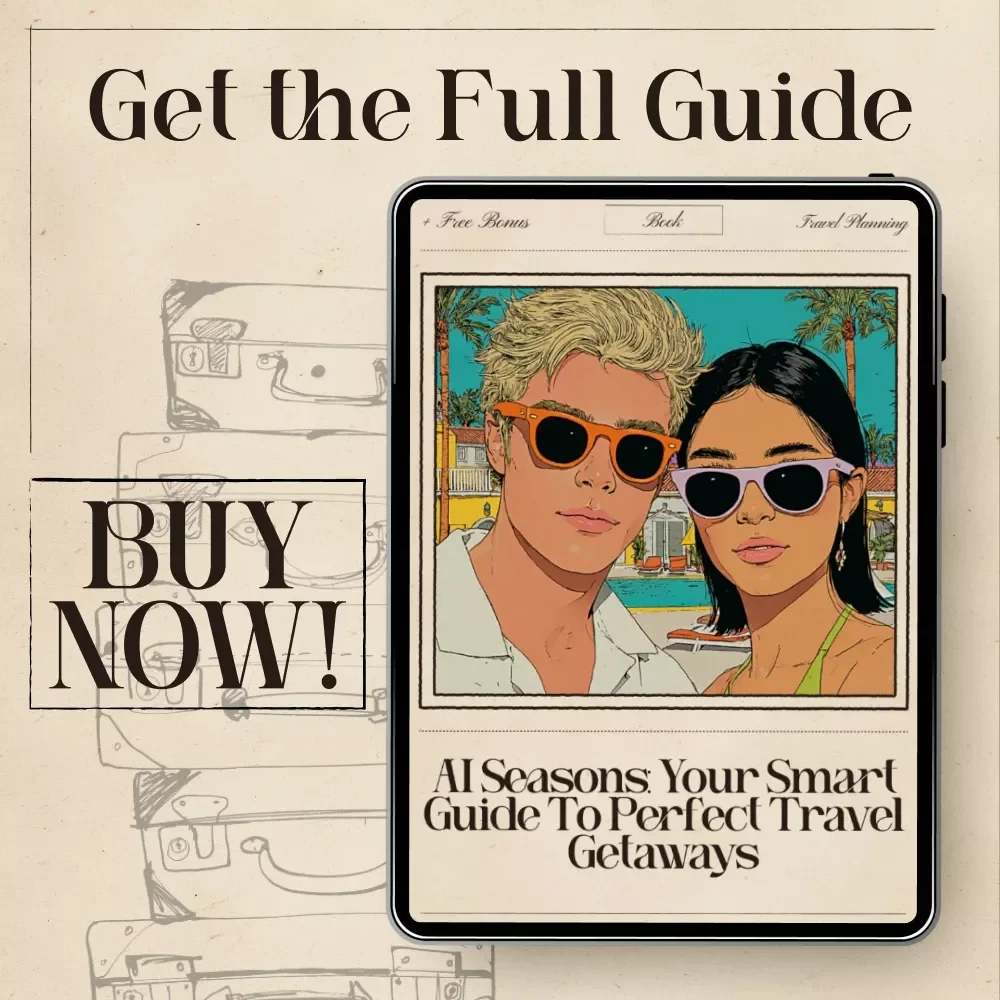 AI Seasons: Your Smart Guide to Perfect Travel Getaways – Digital Travel Planner, AI Travel Guide, Seasonal Destination eBook, Smart Itinerary Checklist for Wanderlusters