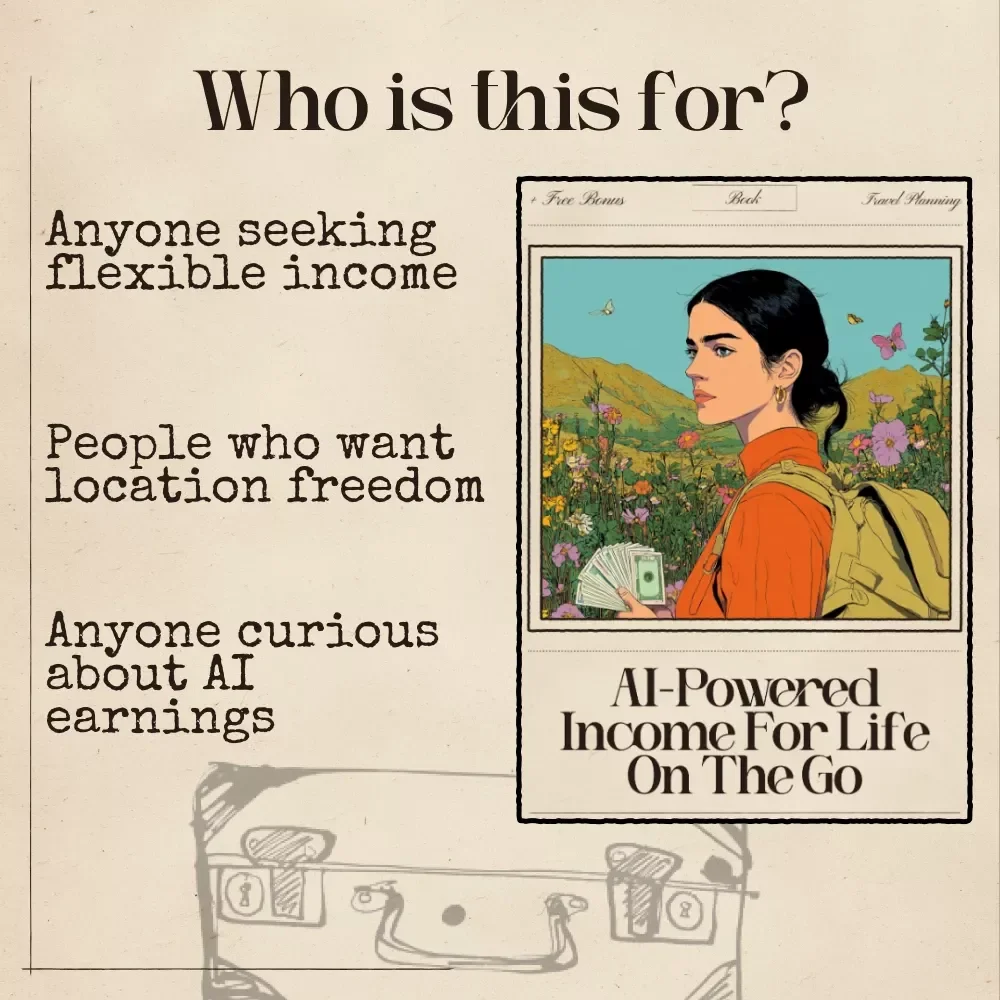 AI-Powered Income for Life on the Go | Travel-Friendly Earning eBook | Digital Nomad Guide for ai for earning money while traveling | Remote Income Blueprint for On-the-Go Lifestyles