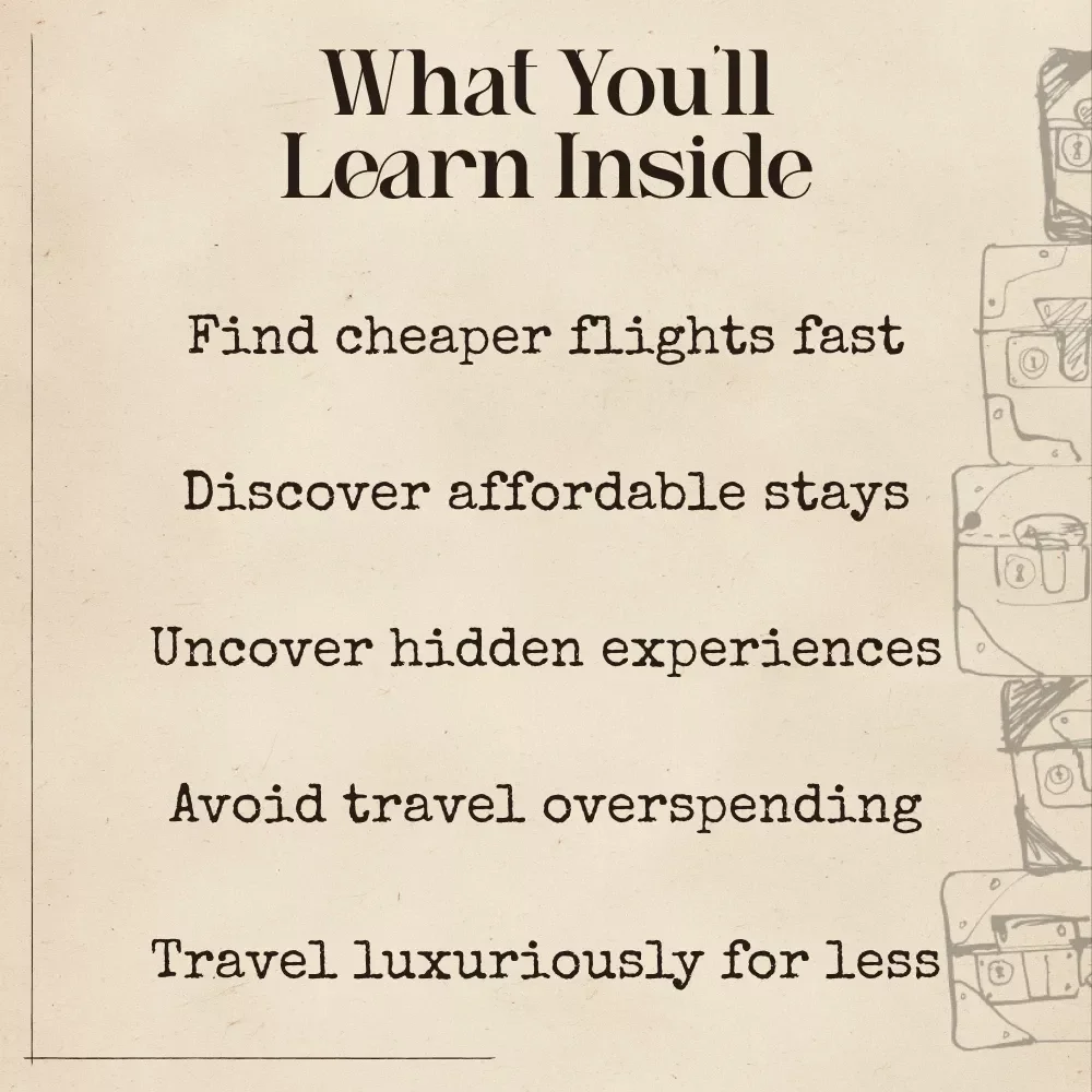 Snag Cheaper Alternatives and Travel Dupes with AI | Digital Travel Savings eBook | Learn How to Use AI to Find Travel Dupes Cheaper Alternatives | Smart Budget Travel Guide