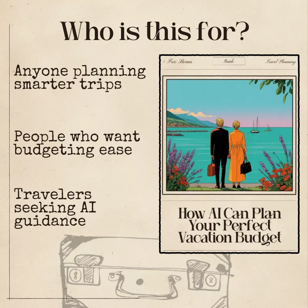 How AI Can Plan Your Perfect Vacation Budget | Travel Budgeting Guide | AI That Creates a Travel Budget for You | Digital Download for Smarter Trip Planning