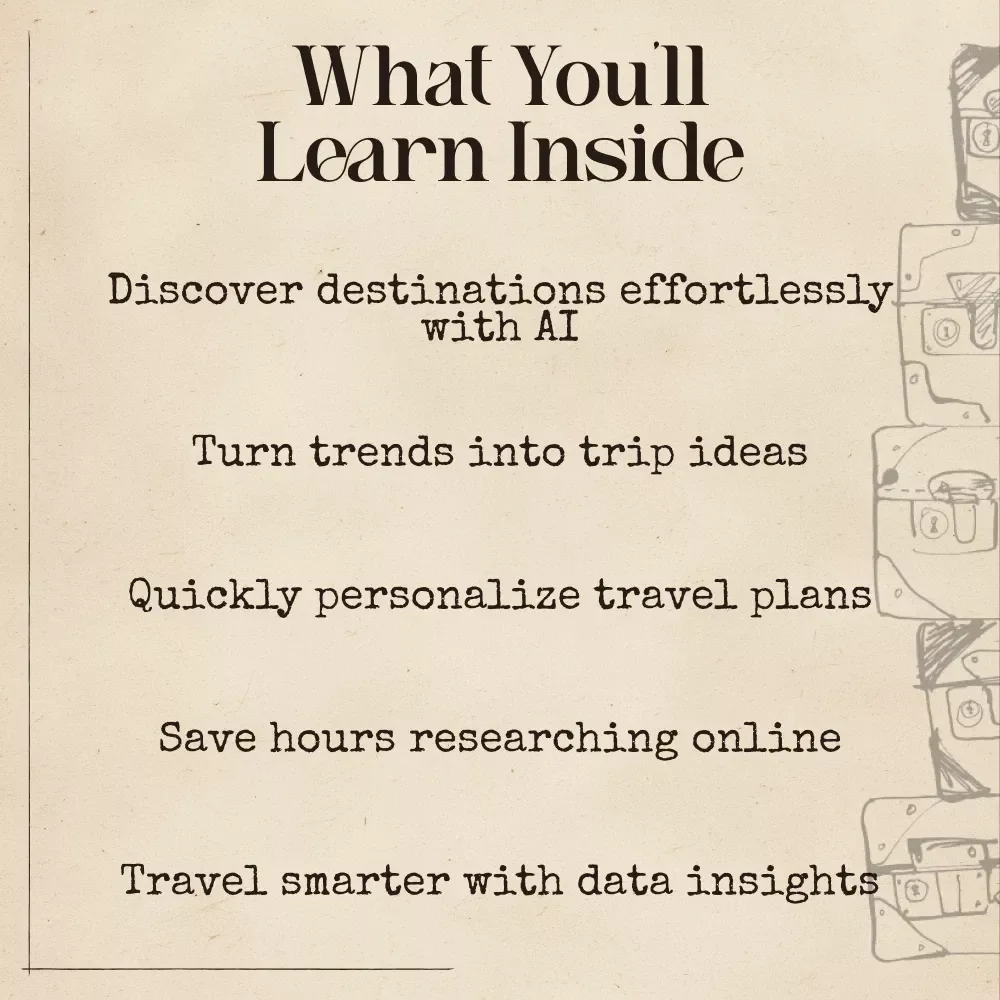 Using AI to Turn Instagram Into Your Ultimate Travel Guide – Digital Travel Guide for Wanderlusters | Learn ai to analyze instagram for travel inspiration, Discover Destinations with AI, Perfect for Trip Planning & Travel Content Curation