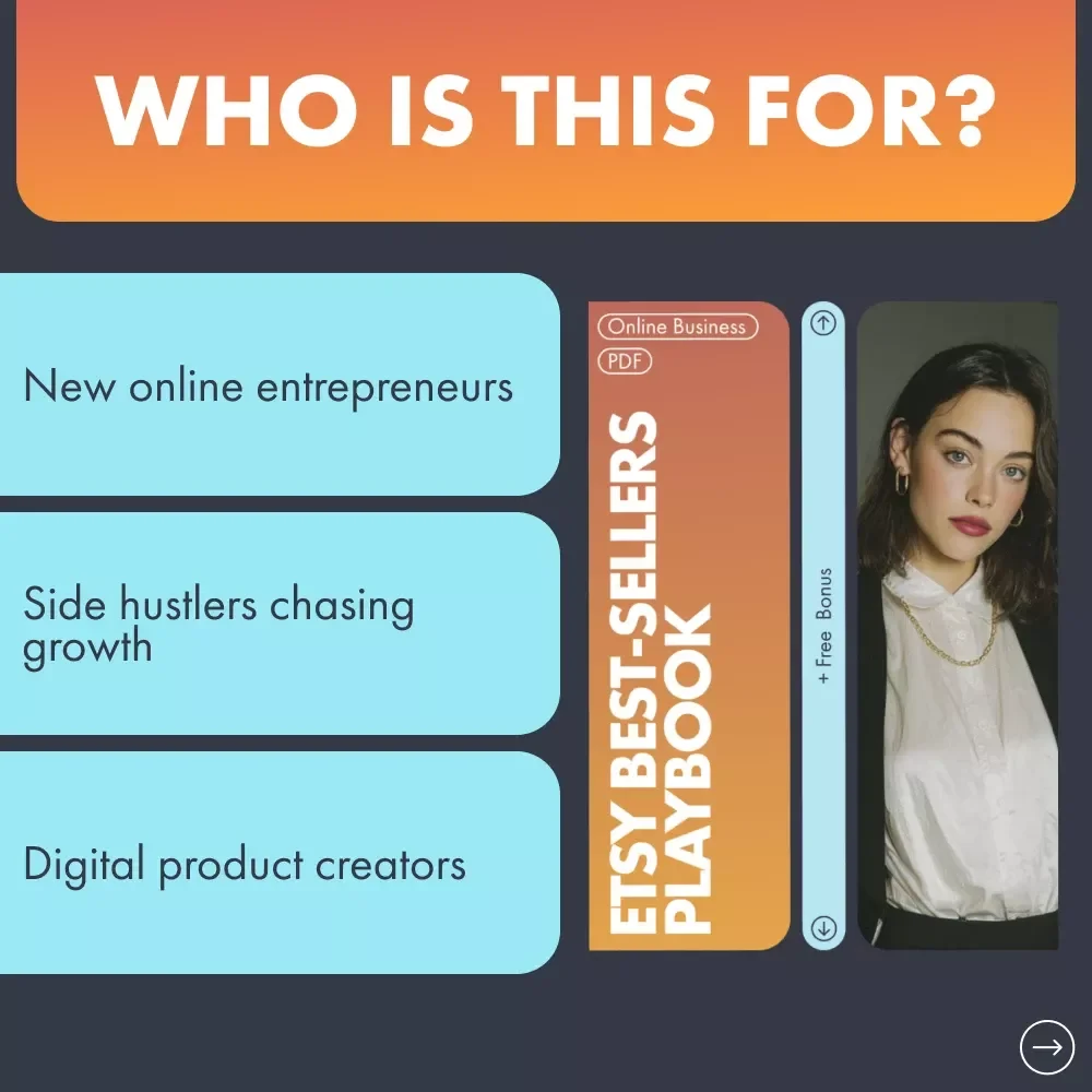 Etsy Best-Sellers Playbook | Step-by-Step Checklist on What to Sell on Etsy Right Now and How to Turn Ideas into Profitable Products