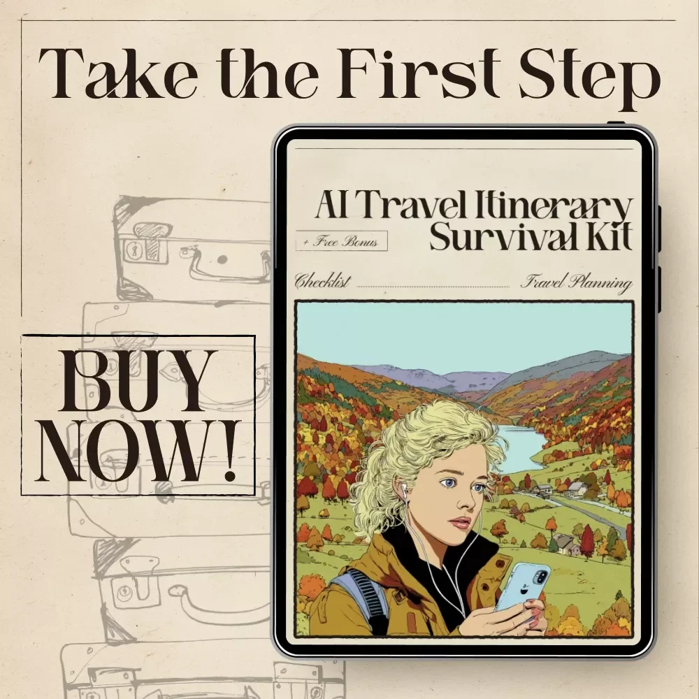 AI Travel Itinerary Survival Kit | Printable Travel Checklist | How to Use the Best AI Travel Itinerary Generators | Smart Planning Guide for Effortless Trips