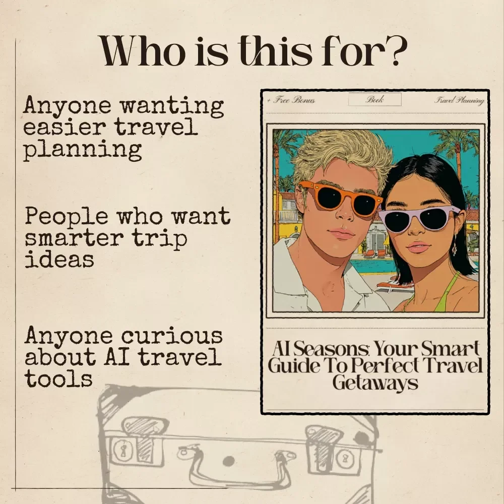 AI Seasons: Your Smart Guide to Perfect Travel Getaways – Digital Travel Planner, AI Travel Guide, Seasonal Destination eBook, Smart Itinerary Checklist for Wanderlusters