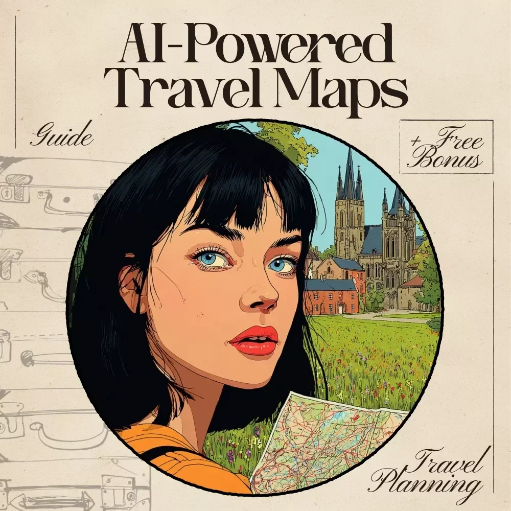 How AI-Powered Maps Revolutionize Your Travel Itinerary | Digital Travel eBook | Smart Route Planning & Hidden Gem Finder | Learn to Use AI Powered Map for Your Itinerary