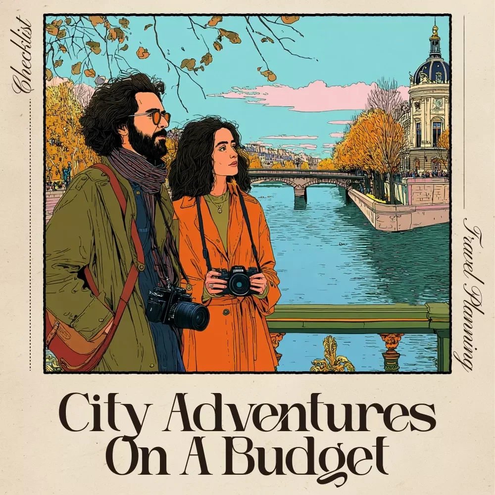 City Adventures on a Budget – Free City Fun Finder Checklist for Travelers & Locals | AI That Finds Free Things to Do in a City | Budget-Friendly Urban Exploration Guide