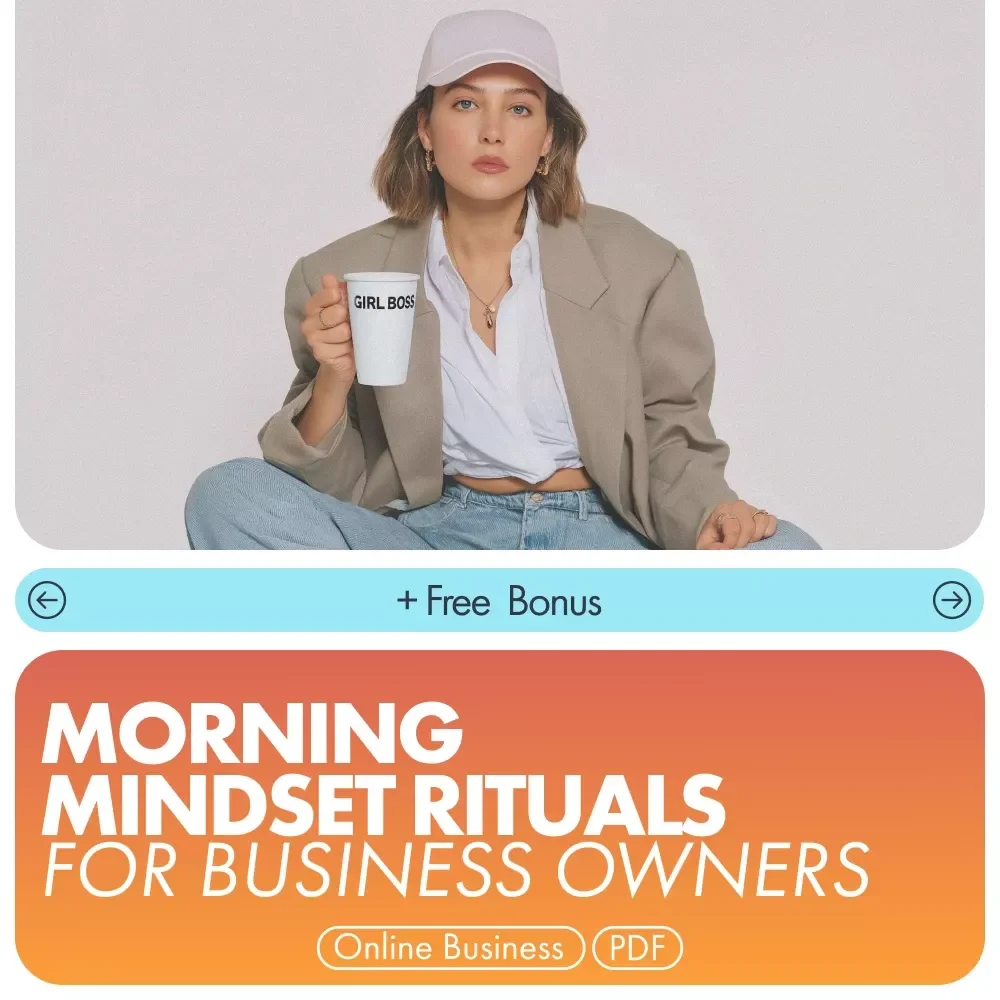 Morning Mindset Rituals for Business Owners Guide | Morning Mindset Routine for Business Owners | Productivity eBook for Entrepreneurs