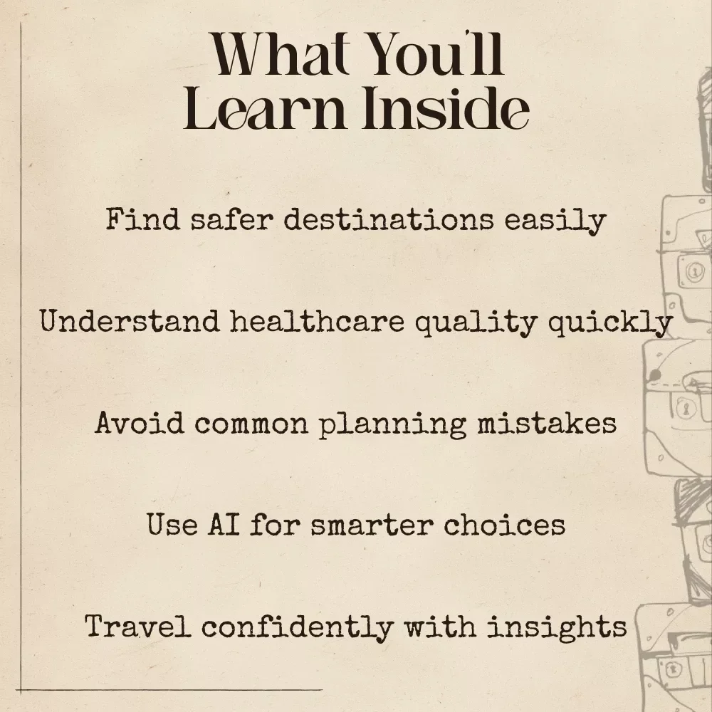 Smart Travel: Find Top Healthcare with AI Guide | AI for Finding Destinations with Good Healthcare | Digital Travel Planning eBook for Safe, Health-Focused Trips
